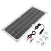 10W18V Car Flexible Solar Panel Charging 12V Battery Dual USB 5V Phone Charge Outer Hanging Backpack Charge