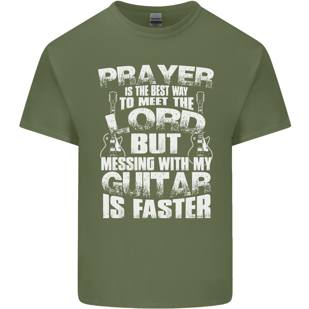 Dont Mess With My Guitar Funny Slogan Unisexs Light Cotton TShirt