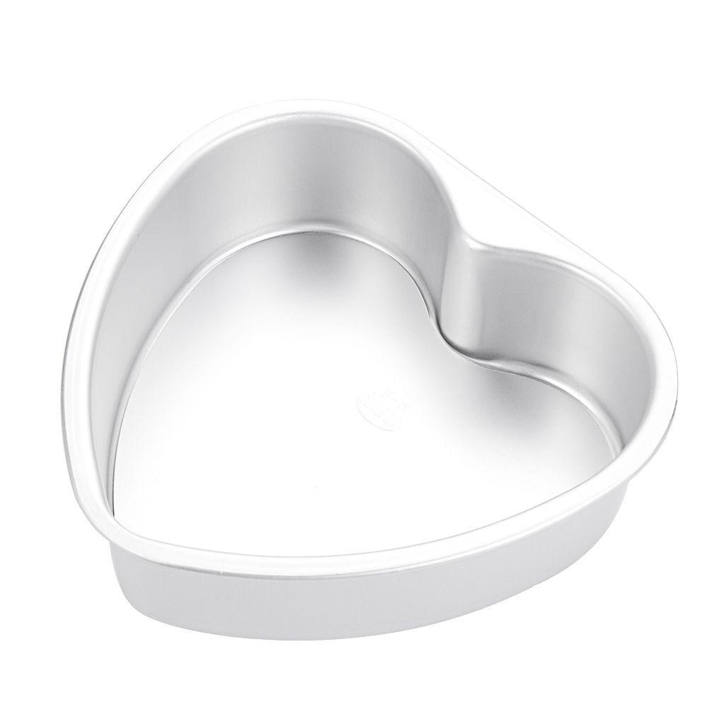 Wedding Home&Kitchen Removable Bottom Baking Mold Cake Tray Anodized Aluminum Heart Shaped Cake Pan