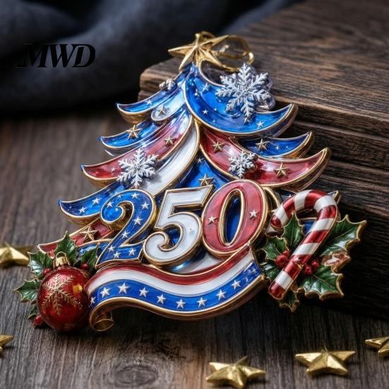 Office Holiday Ornament Christmas Acrylic Hanging Ornament, Glowing Tree Decor for Window Seasonal Wall, Festive Party Decoration, Indoor Outdoor Gift