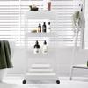 Slim Storage Cart 4 Tiers 87x40.5x22.5cm