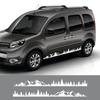 Автомобильные наклейки для Renault Kangoo 1 2 3 4x4 MK1 MK2 MK3 Фургон Горное Дерево Графика Виниловые Декоративные Наклейки Аксессуары для Тюнинга Авто