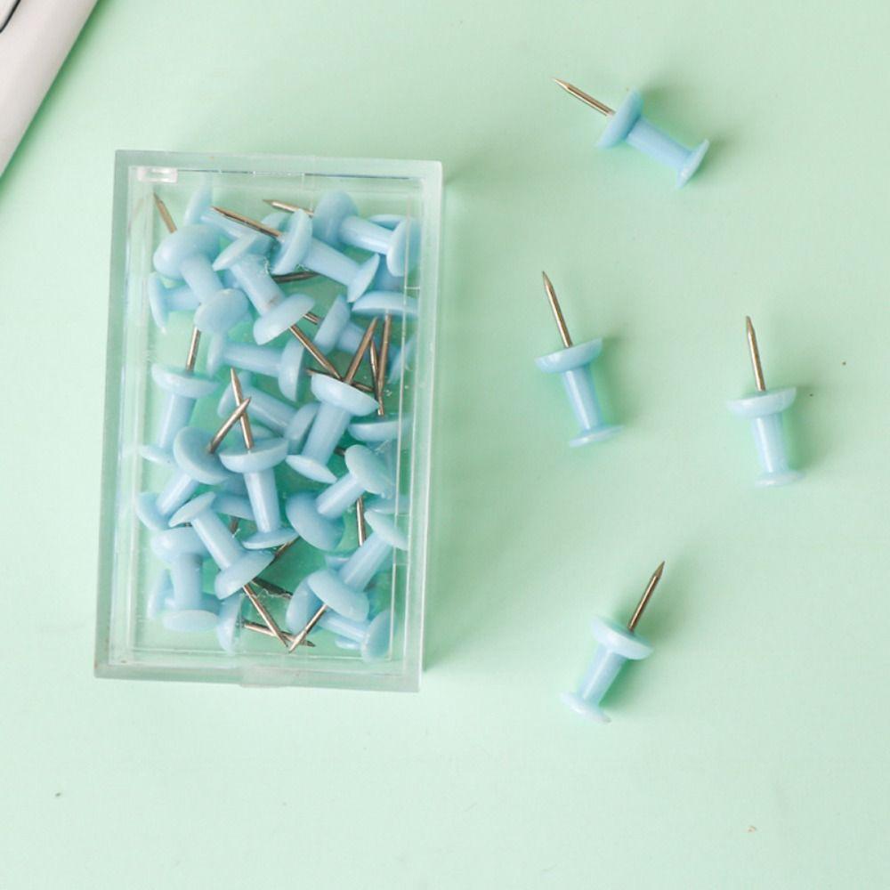Colorful Thumbtack Board Pins Metal Pushpin Office Binding Supplies Photo Wall Studs Photo Wall