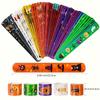 12/24Pcs Halloween Theme Slap Bracelets Perfect for Halloween Ghost Festival Trick Party Gifts Decoration Kindergarten Gift Bag