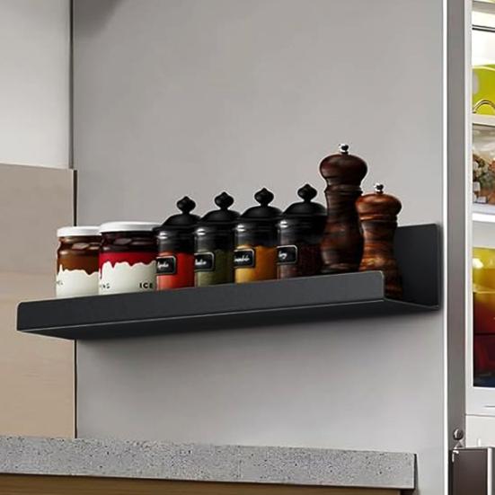 Акриловая плавающая полка, толстая, прочная, для офиса, гостиной, спальни, ванной, кухни, настенная полка для хранения, органайзер для дисплея