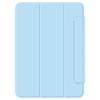 Для iPad Про 11 (2024) (М4) Чехол для планшета из искусственной кожи с магнитным креплением и тройной подставкой, устойчивый к падениям