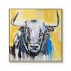 Abstract Bull Bullfight Oil Painting Printed Canvas Posters and Prints Cattle Wall Art Pictures for Living Room Office Decor