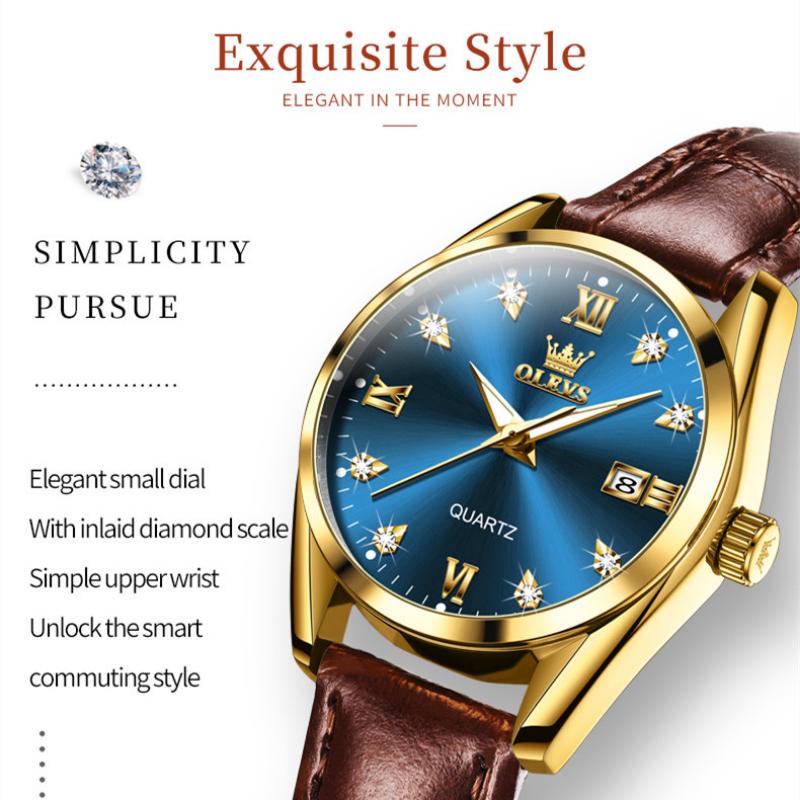 OLEVS Новые женские часы. Элегантные, модные и интеллектуальные водонепроницаемые светящиеся высококачественные часы.