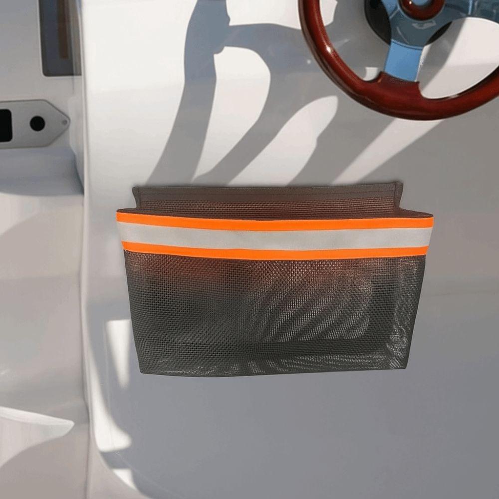 with Reflective Strips Marine Organizers Portable Deck Storage Pouch for Fishing