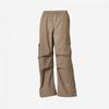 Women S Nylon Wide Cargo pantS nbnte4S062   37  Dark Beige