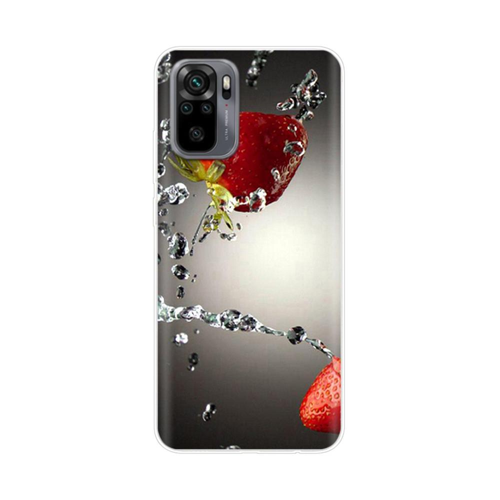 Силиконовый чехол-цветок для Xiaomi Redmi Note 10 Case 6.43'' Милый ТПУ задняя крышка для Xiomi Redmi Note10 Pro Бампер Чехлы