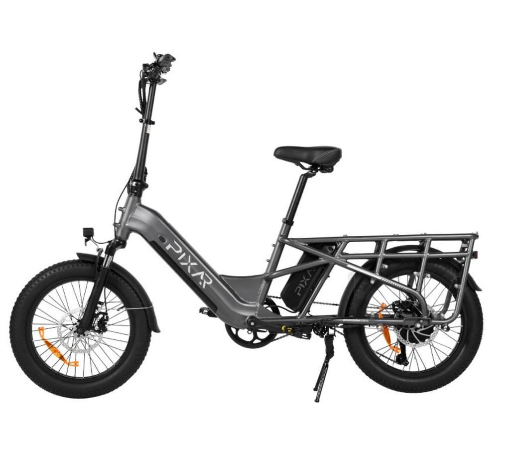 PIXAR Plus-20.4AH City Convenient Folding Electric Bicycle 48V 20.4Ah Battery 500W Motor 20 Inch Fat Tires Urban Commuting E-Bike For Unisex