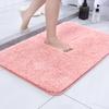Non-slip Absorbent Bathroom Mat Long Hair Polyester Microfiber Quick Dry Nonslip Super Absorbent Bath Rug