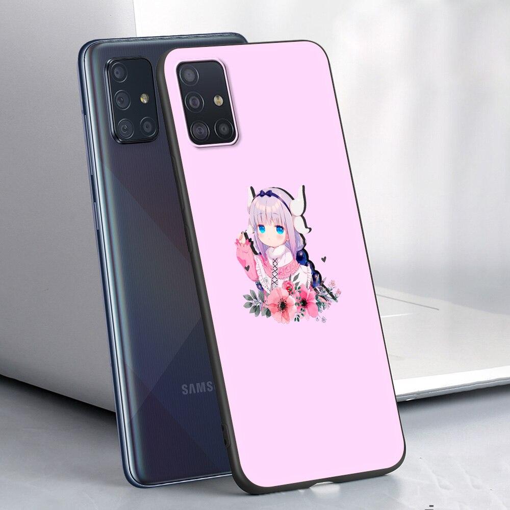 Чехол для телефона Miss Kobayashis Dragon Maid с аниме для Samsung Galaxy A51 A71 A21S A12 A11 A31 A52 A41 A32 5G A72 A02S, силиконовый чехол