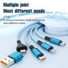 3 в 2 100 Вт кабель для быстрой зарядки Micro USB TypeC мобильный телефон кабель для передачи данных для iPhone Huawei OPPO Xiaomi Redmi Samsung кабель для зарядки