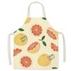 Strawberry Peach Children Apron Fruit Pattern Household Apron New Halter Neck Apron  Home Use