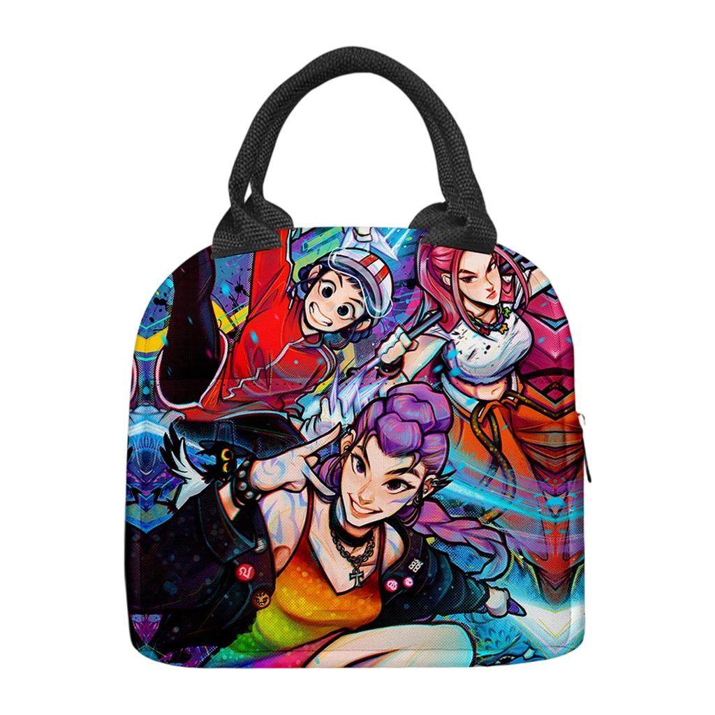 Персонализированная печатная сумка для ланча, модная сумка