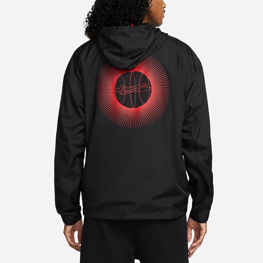Nike Jackets Men's Black Hooded Non Detachable Moderate (Unisex) Jackets DA6695 010