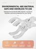 15 Pack 3.5 Inch Clear Plastic Spring Clamps Invisible Balloon Arch Clips with Strong Grip Anti-slip Design for Backdrop Birthday Wedding Party De