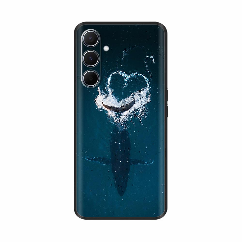 Силиконовый чехол для телефона Samsung Galaxy A26 A36 A56 A16 5G Ударопрочный корпус Мягкая черная окрашенная задняя крышка Fundas Cases Coque Para