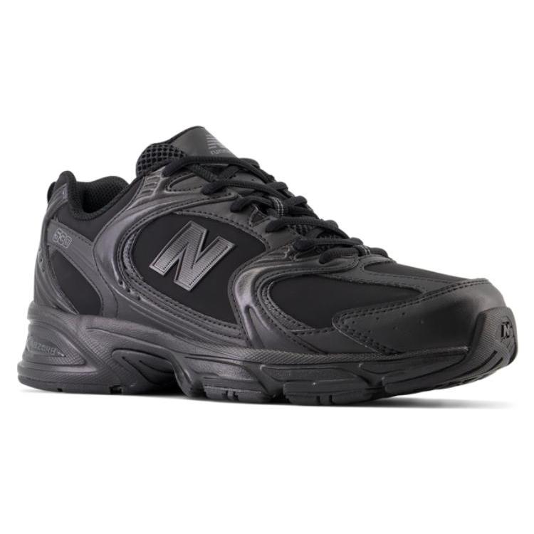 Новые New Balance 530 Тройной черный кожа MR530NB