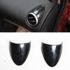 For Nissan Qashqai 2008~2015 Accessories 2PCS/lot ABS Carbon Fiber Front Side AC Air Conditioning Outler Air Vent Panel Cover Trim Sticker