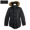 CLUNY Fur/hooded Down Jacket Jacket 3 blackUsed