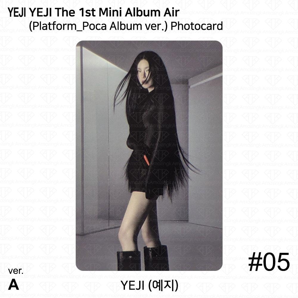 Yeji The 1st Mini Album AIR Official Photocard Platform Poca album ver ITZY KPOP