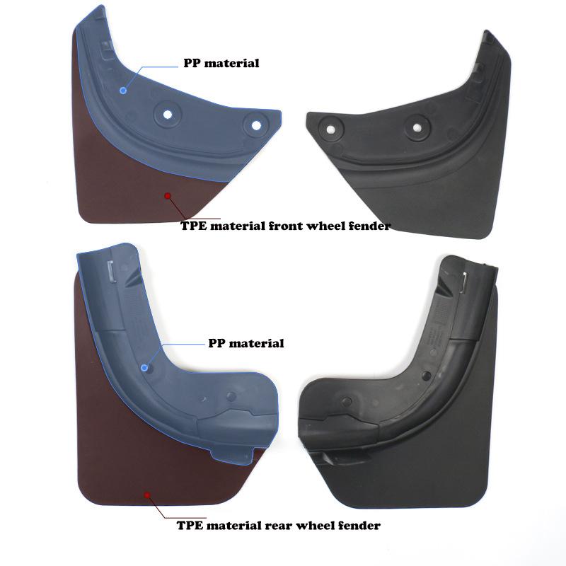 2022 автомобильные брызговики TPE брызговики для Tesla Model Y брызговики брызговики переднее/заднее крыло протектор
