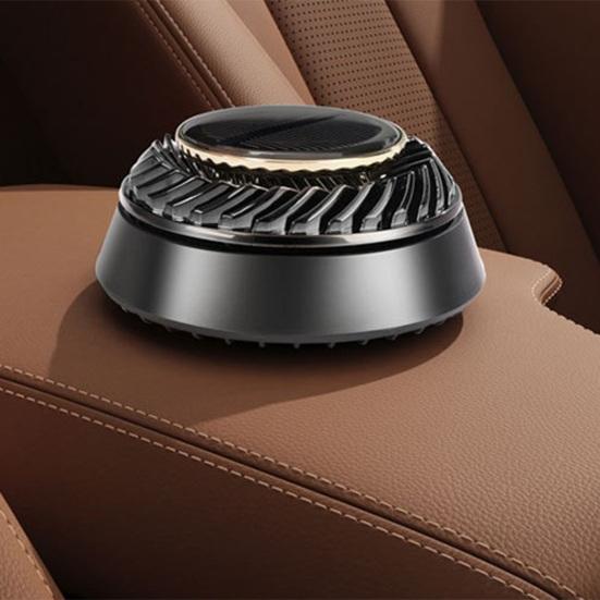 Car Air Freshener Solar Energy Auto Rotating Essential Oil Diffuser Easy Installation Aromatherapy Air Purifier Accessories