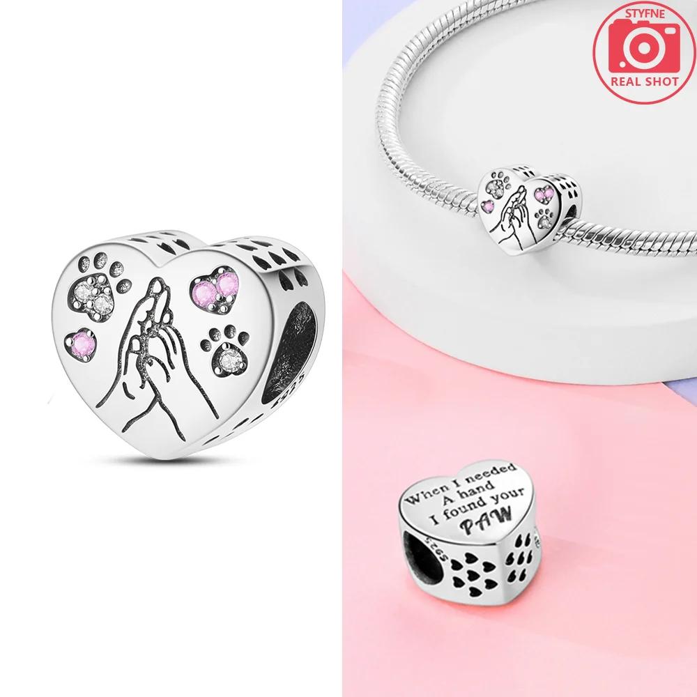 Copper Original Pink Series Charms Perfume Butterfly Beads Pendent Dangle Fit Bangle Charm Bracelet Diy Women Jewelry Gift