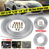 Piping Tube Tubing Anti-rust With 15Pcs Tube Nuts 25ft 7.62m Roll Tube Coil of 3/16" OD Copper Nickel Brake Pipe Hose Line