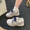 Женская обувь 2025 весна и лето новая небольшая внутренняя высота увеличение толстая подошва универсальная повседневная спортивная обувь