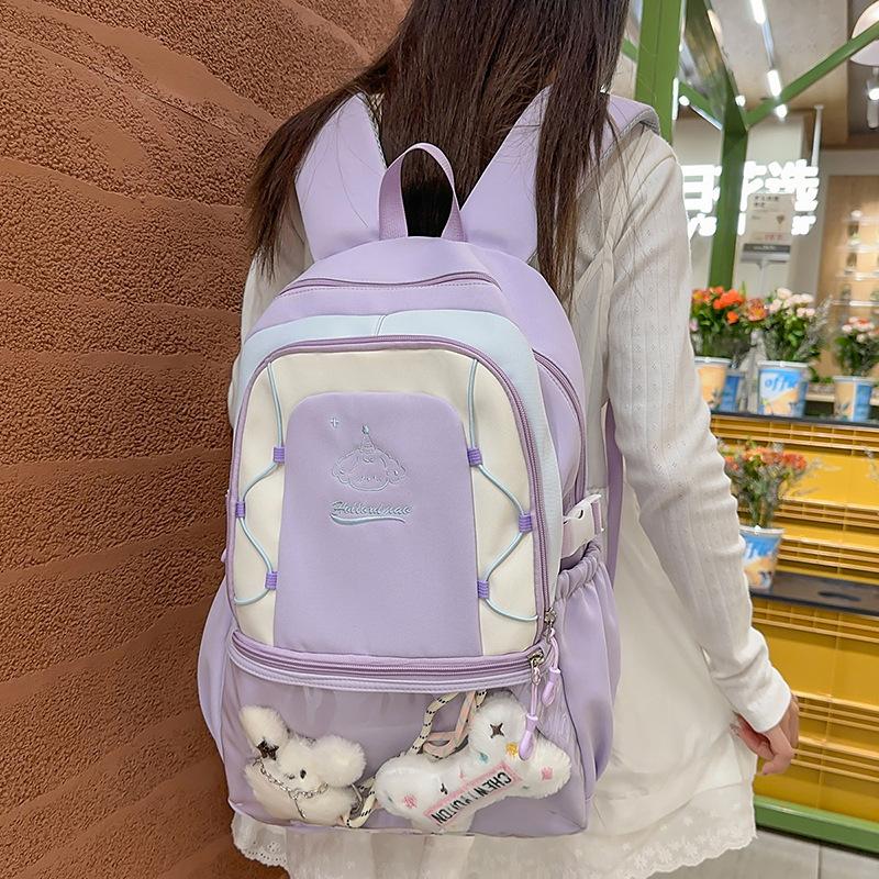 Junior High School Students Large Capacity Backpack Female Backpack Student School Bag