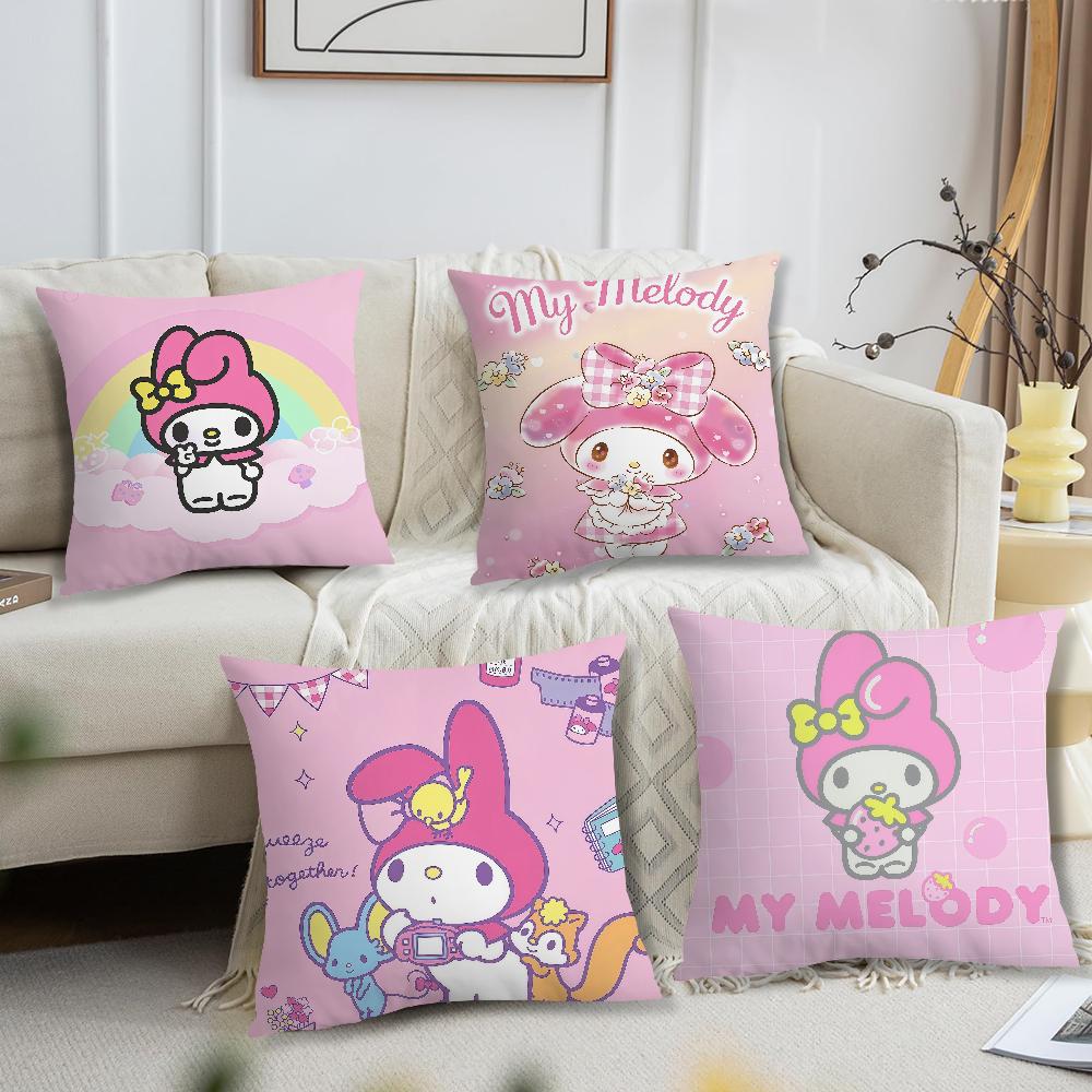 Cute MMelodyS cushion cover For Pillow Printing Sofa Decoration Home Car Room Coffee Shop Office Nordic Simplicity