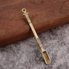 Metal Mini Shovel Spoon Small Spoon Micro-tuning Drug Spoon for Powder Salt Coffee and Dessert Kitchen Accessories LS009