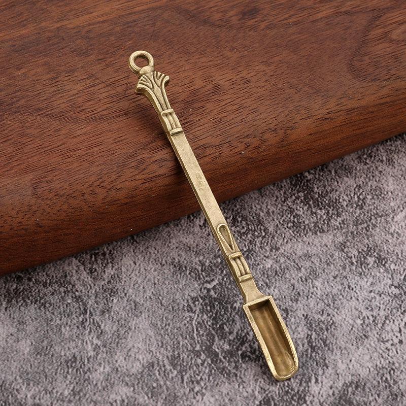Metal Mini Shovel Spoon Small Spoon Micro-tuning Drug Spoon for Powder Salt Coffee and Dessert Kitchen Accessories LS009