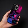 T-TV Girl Album Phone Case For iPhone17, 16,15,14,13,12 Pro Max Black Candy Matte Shockproof Cover