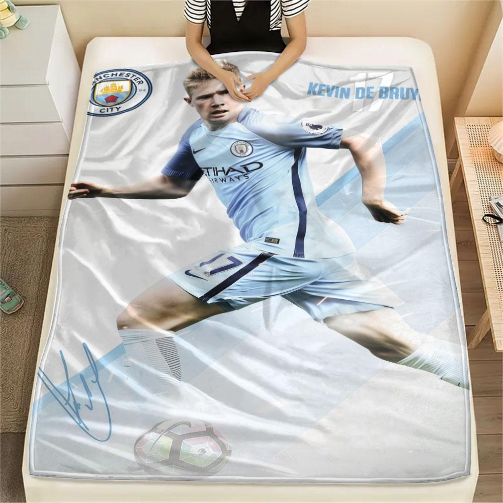 KDB Midfield Legend Blanket, High quality Comfortable for All Seasons, Home Decor, Warmth and Comfort