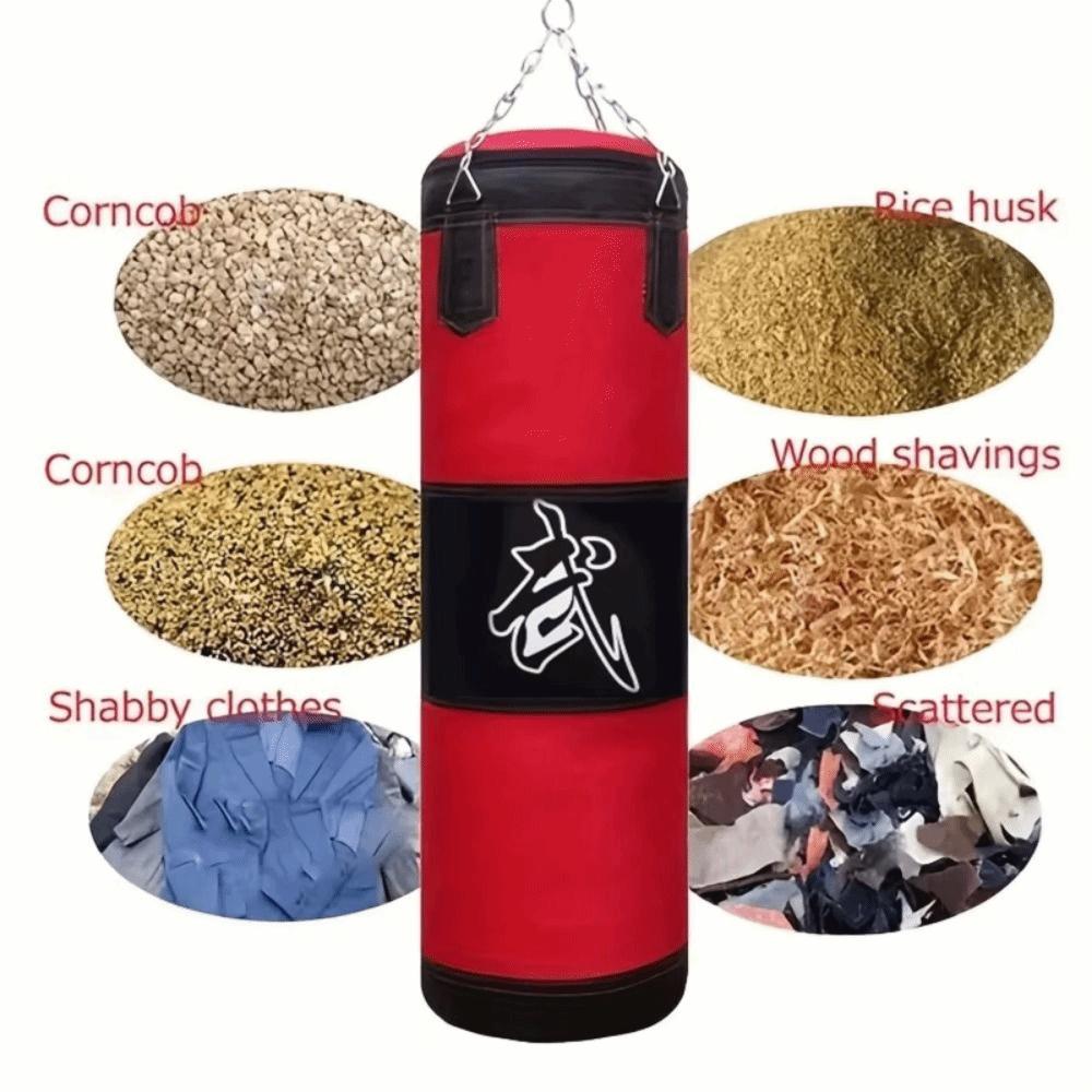 Hollow Boxing Punching Bag 60/80cm Boxing Bag Taekwondo Training Props Oxford Boxing Bag Adult