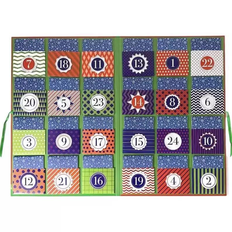 Genuine Christmas Blind Box Advent Calendar English Christmas Countdown Advent Calendar 24 Books