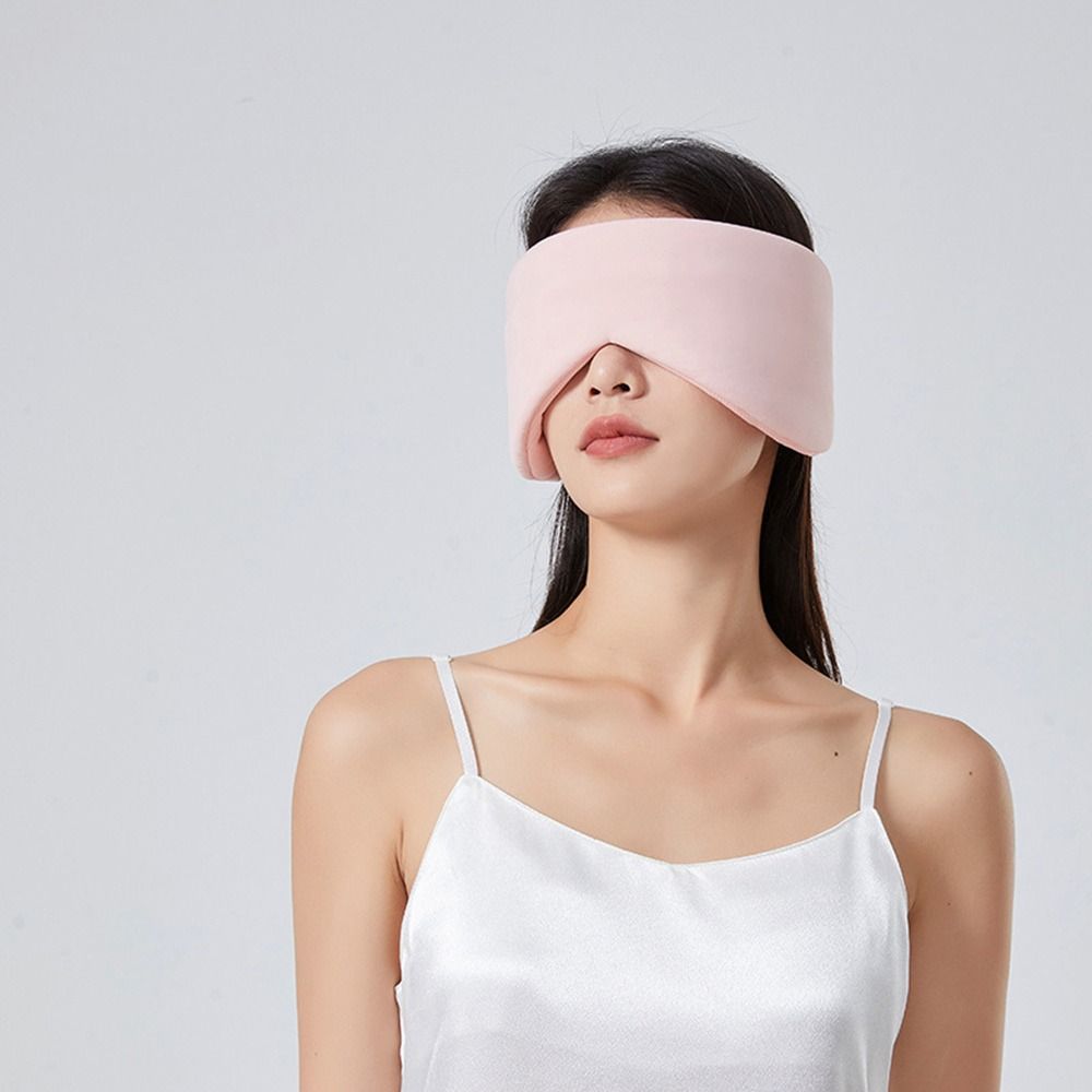 Warm and Cool Dual Sensation Full Coverage Eyeshade Soft Ear Muffs Eyeshade Sleep Eye Mask