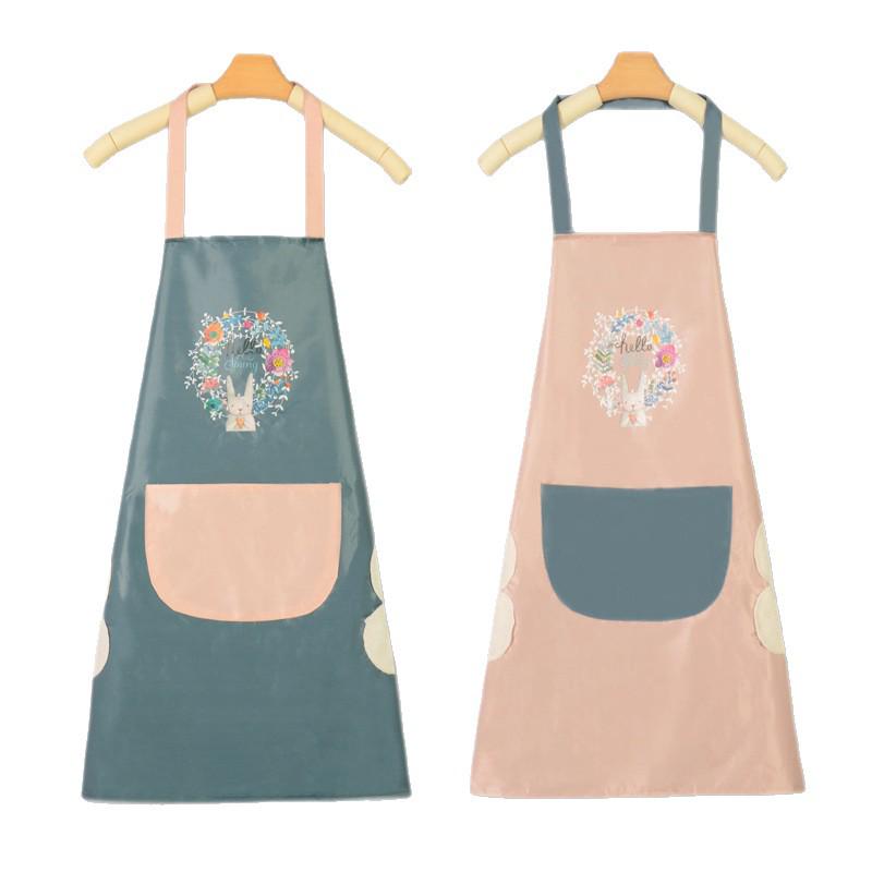 Women's Waterproof Stain-Resistant Fashion Apron for Home and Kitchen Cooking
