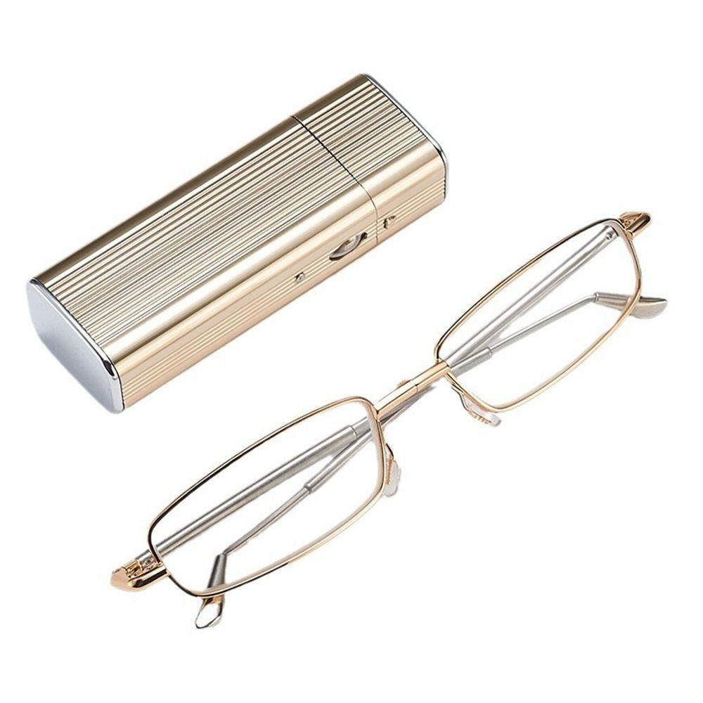 Sighttoo Folding Mini Portable Reading Glasses For Men Unisex Foldable With Tube Case Male Female Elderly Convenient Presbyopic