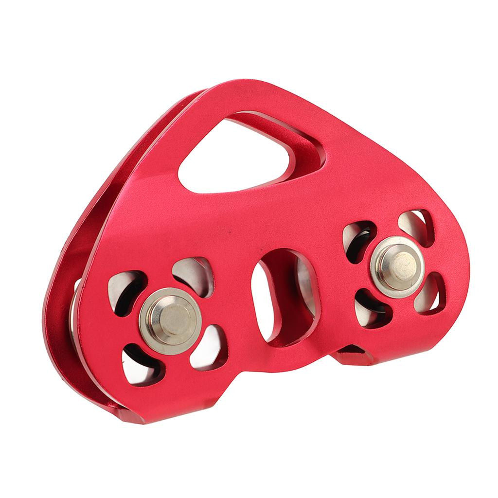 Альпинизм Скалолазание Двухосный Двойной Троллей для Двойного Зиплайна Стальной Трос Сердечный Блок Канатная дорога Спасение