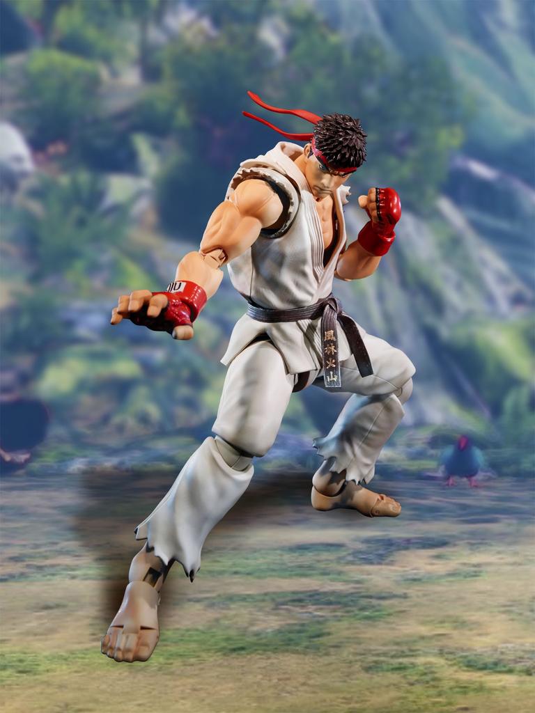 TAMASHII NATIONS Street Fighter Ryu примерно 150 мм окрашенная подвижная фигурка SHFiguarts ABS&PVC