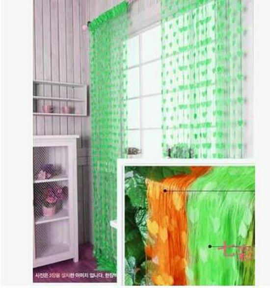 Занавеска из бусин Love Thread - ширина 1 м, высота 2 м: Дверь, Перегородка, Гостиная, Спальня, Крыльцо, Дизайн по Фэн-Шую