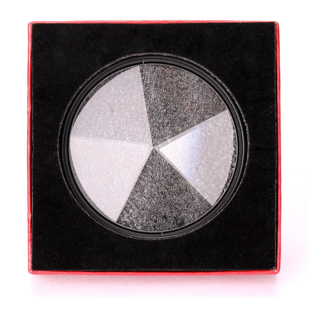 Камерный фильтр Фотография Размытие переднего плана Реквизит для пленочной фотографии 77 мм Стеклянный пентапризменный фильтр Аксессуары для камеры