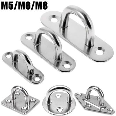 M5/M6/M8 проушина из нержавеющей стали U-образный крючок сверхмощный подвесной комплект аксессуары для фитнеса для гамака для йоги качели