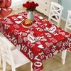 Valentine's Day Tablecloth Love Heart Tablecloth Rectangular Square Romantic Table Cover for Anniversary Wedding Party